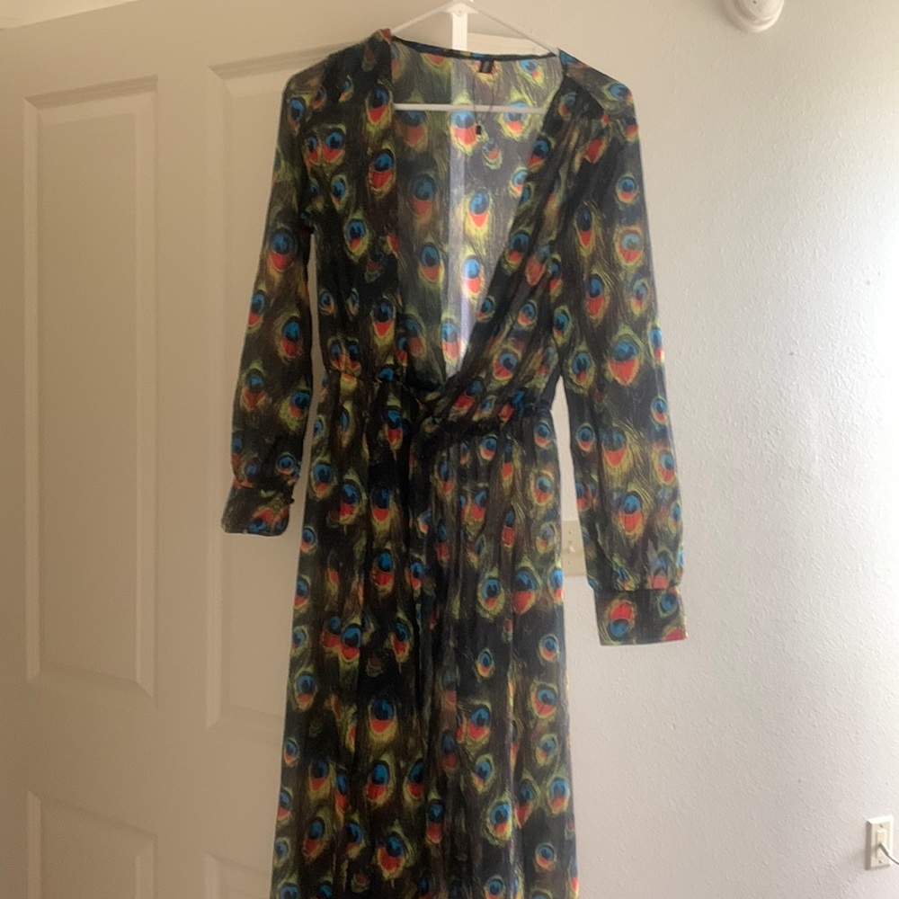 Shear beach maxi dress
